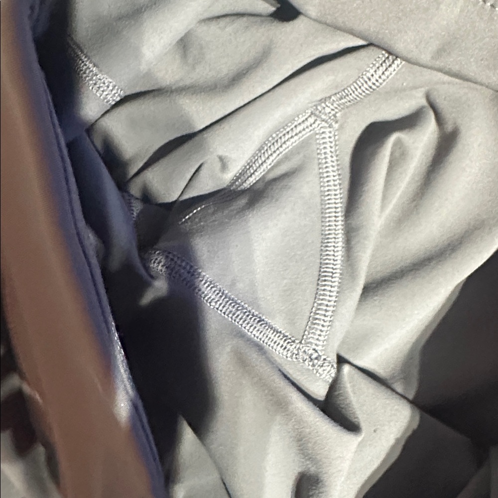Oner Active Gray Leggings gray unified wrap flared bottom - Picture 5 of 5